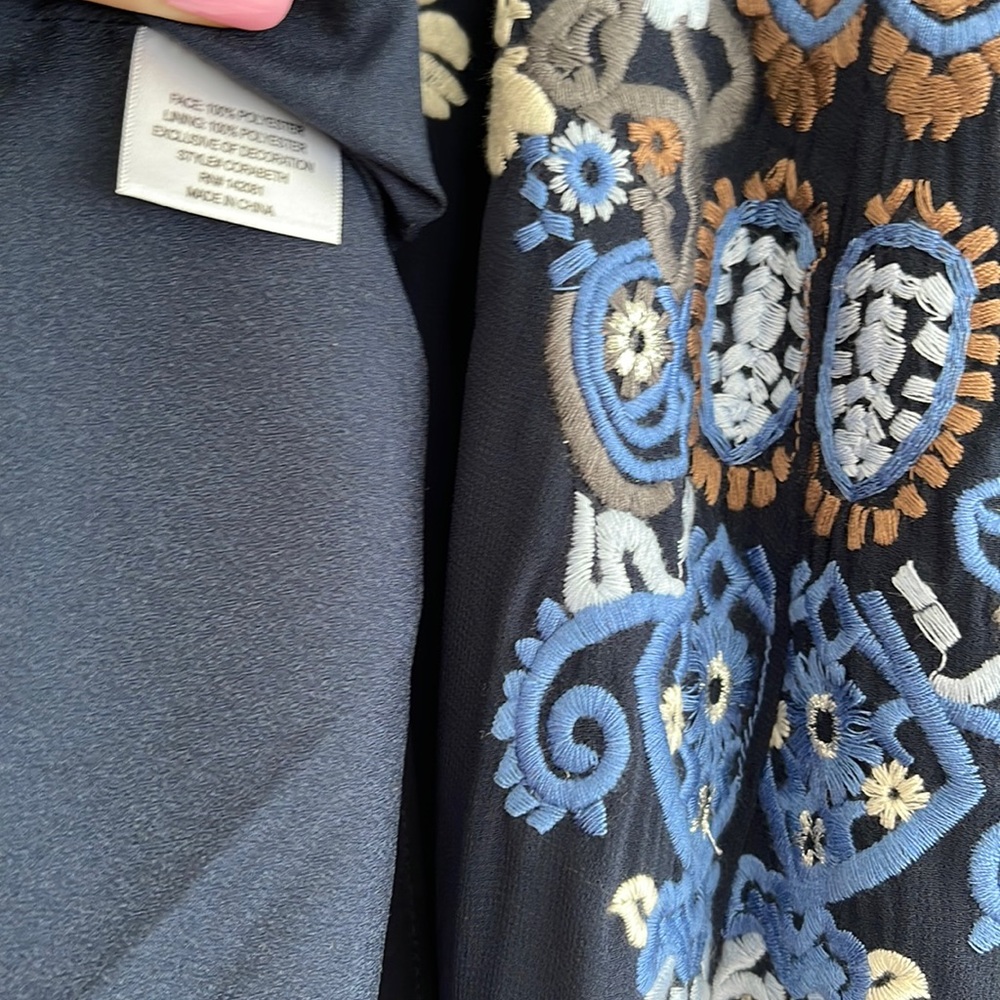 NWT Altar’d State Corabeth Maxi Dress Embroidered S - Picture 11 of 12